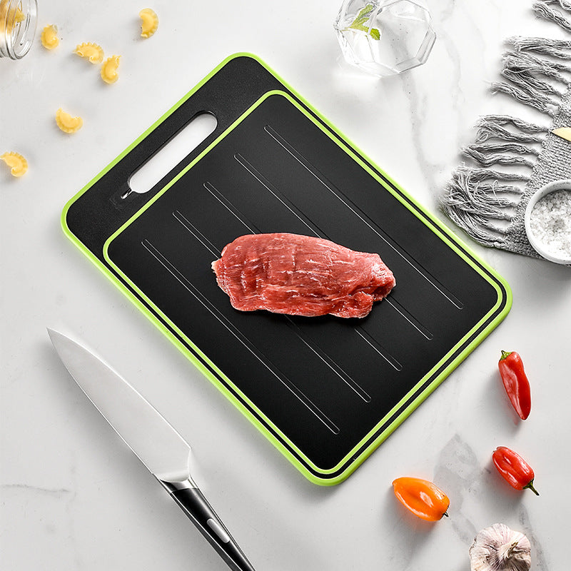 4-in-1 Cutting Board with Defroster and Knife Sharpener