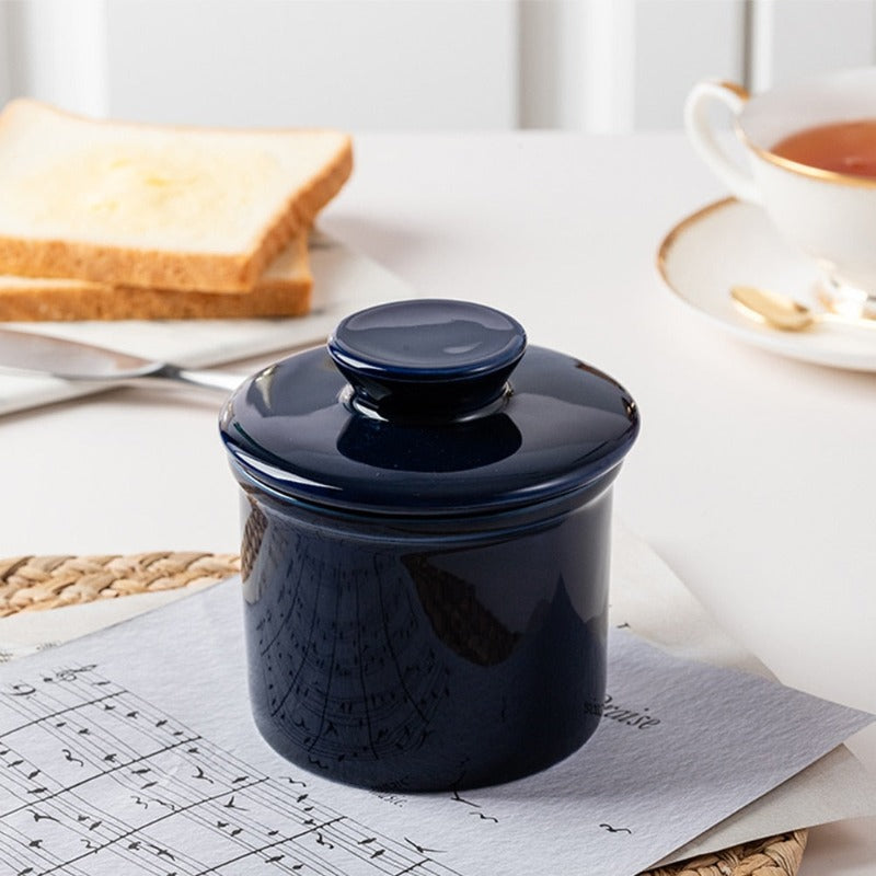 French Ceramic Butter Dish