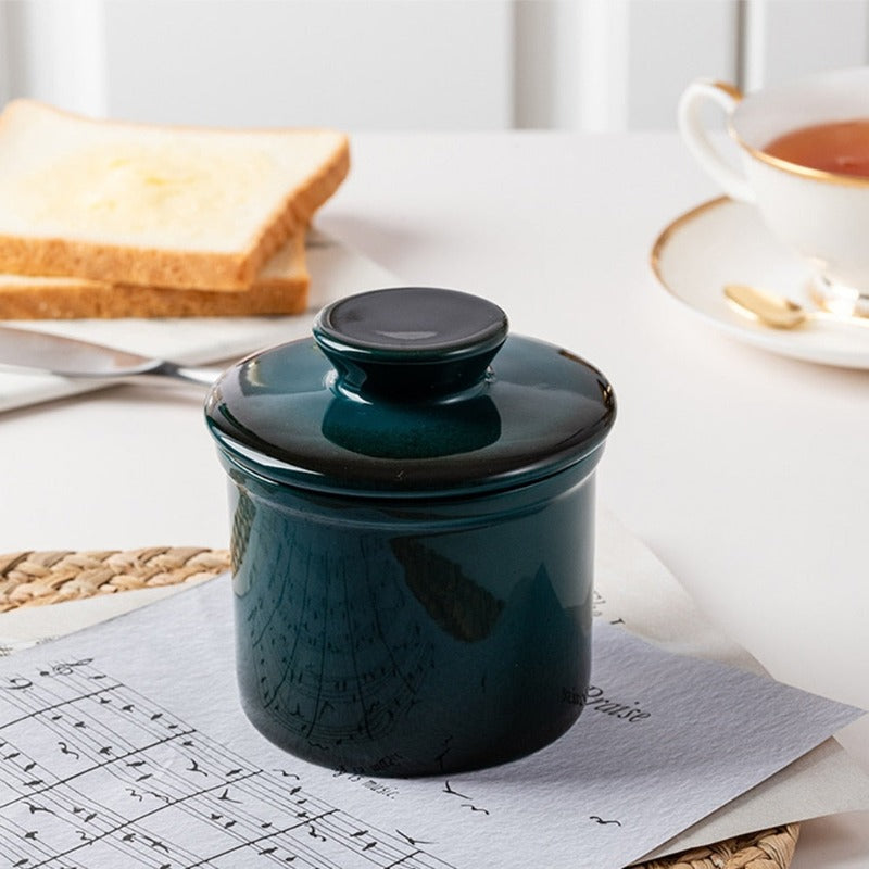 French Ceramic Butter Dish