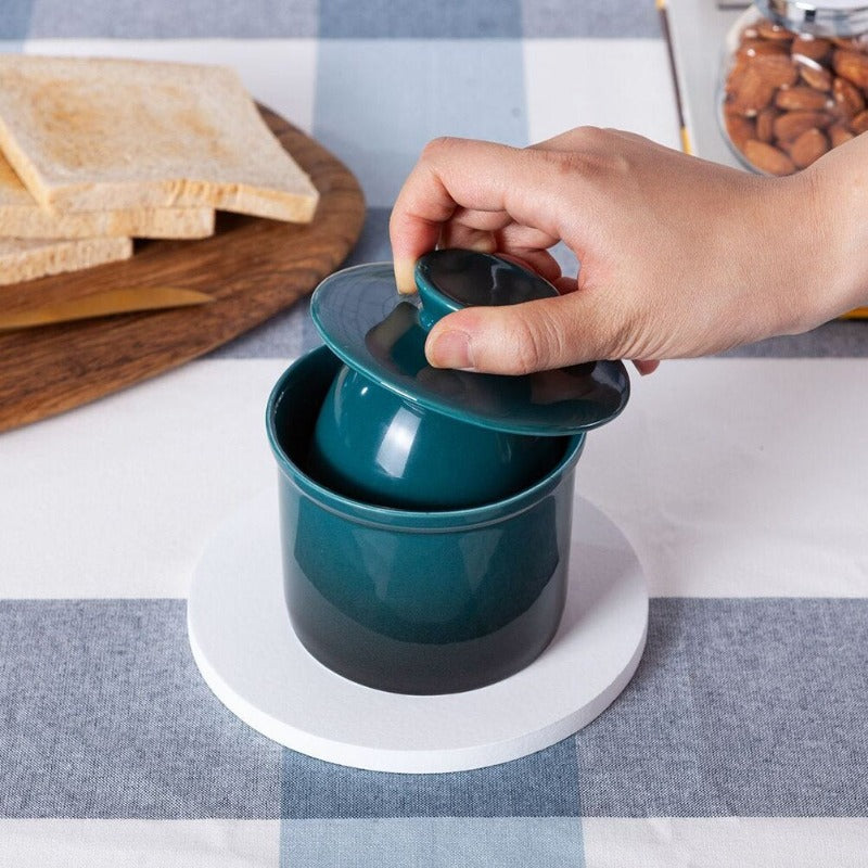 French Ceramic Butter Dish