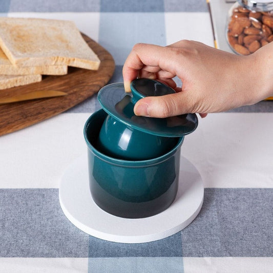 French Ceramic Butter Dish