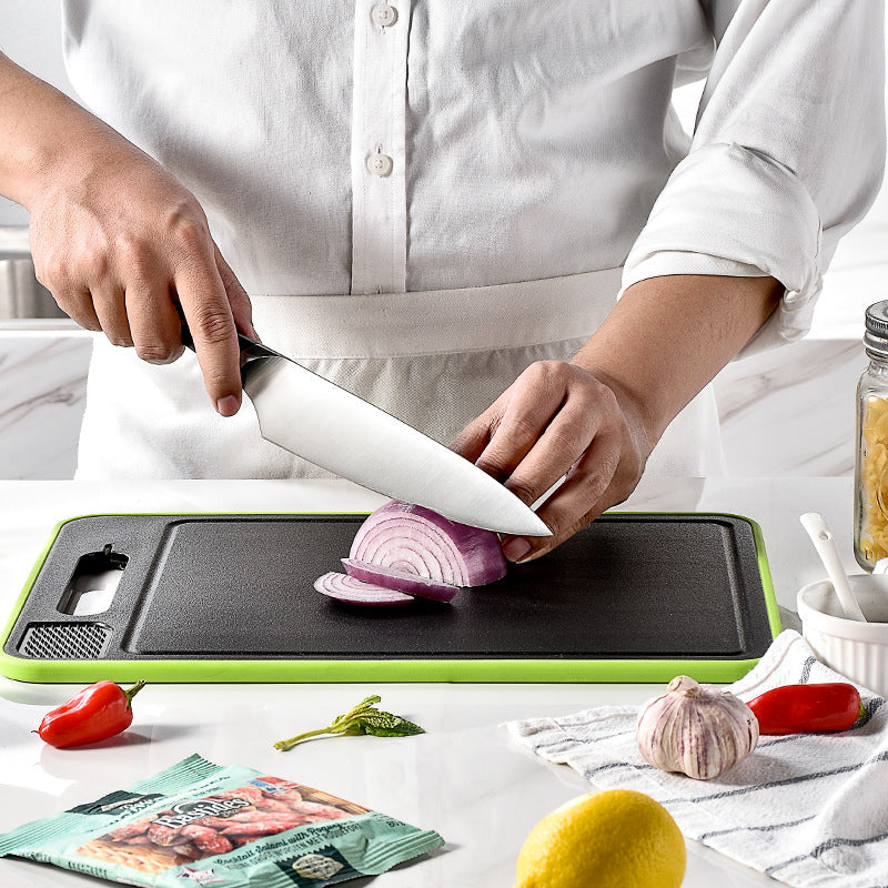 4-in-1 Cutting Board with Defroster and Knife Sharpener